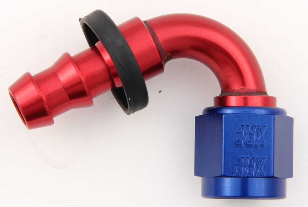 XRP-XTREME RACING PROD. 231208 #8 120 Deg Push-On Hose End