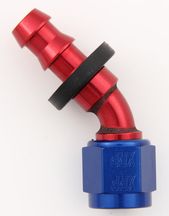 XRP-XTREME RACING PROD. 234512 #12 45 Deg Push-On Hose End
