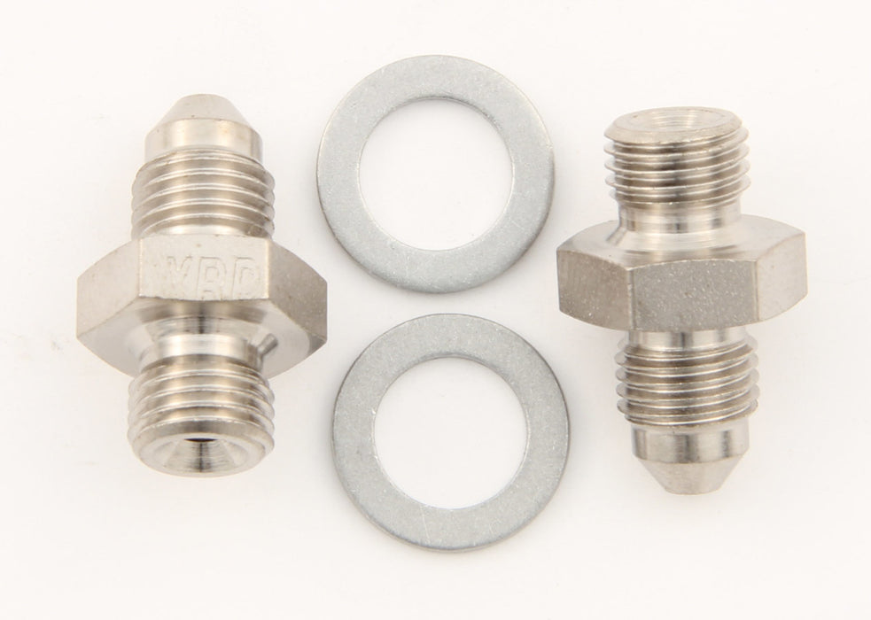 XRP-XTREME RACING PROD. 402733 3/8-24 to #3 Stl Crush Washer Seal Adapter (Pr)