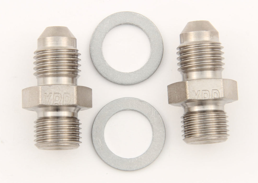 XRP-XTREME RACING PROD. 402933 7/16-20 to #3 Stl Crush Washer Seal Adapter (Pr)