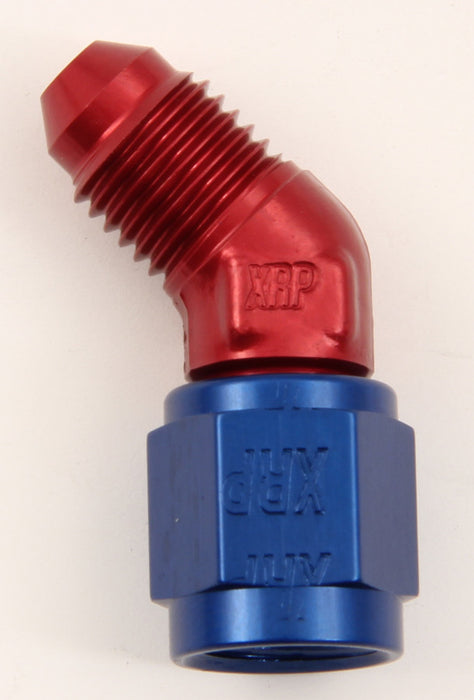 XRP-XTREME RACING PROD. 900404 #4 45 Deg Fem Swivel to Male Flr Forged Fitting