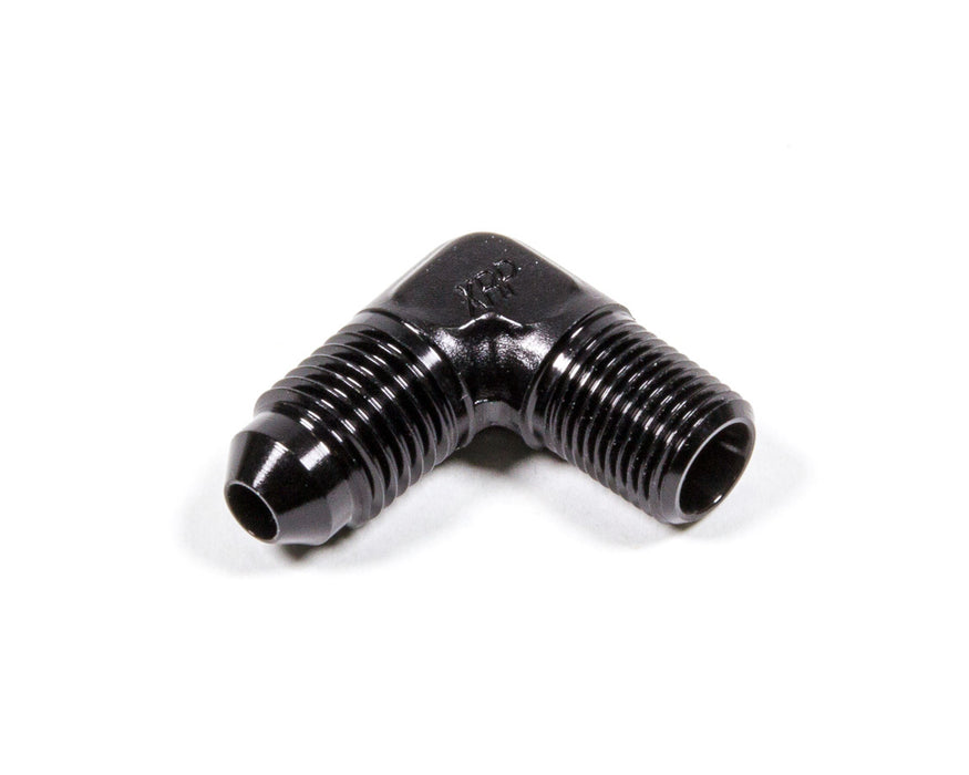 XRP-XTREME RACING PROD. 982204BB Elbow 90 X #4 Flare X 1/8 NPT - Black