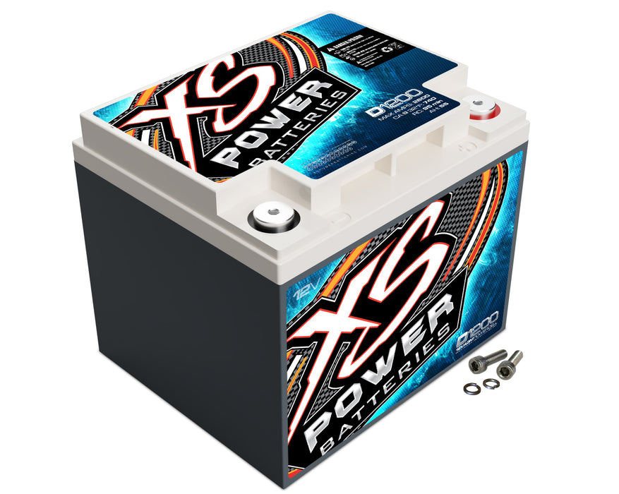 XS POWER BATTERY D1200 XS Power AGM Battery 12 Volt 740A CA
