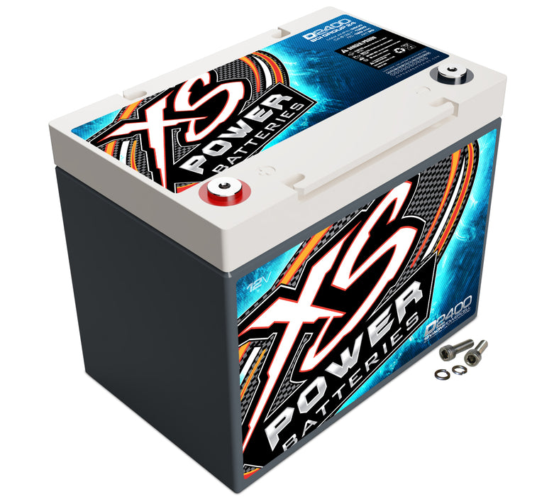 XS POWER BATTERY D2400 XS Power AGM Battery 12 Volt 1200a CA