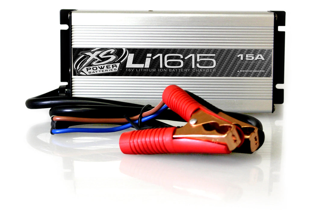 XS POWER BATTERY LI1615 16V High Frequency 15A Lithium IntelliCharger