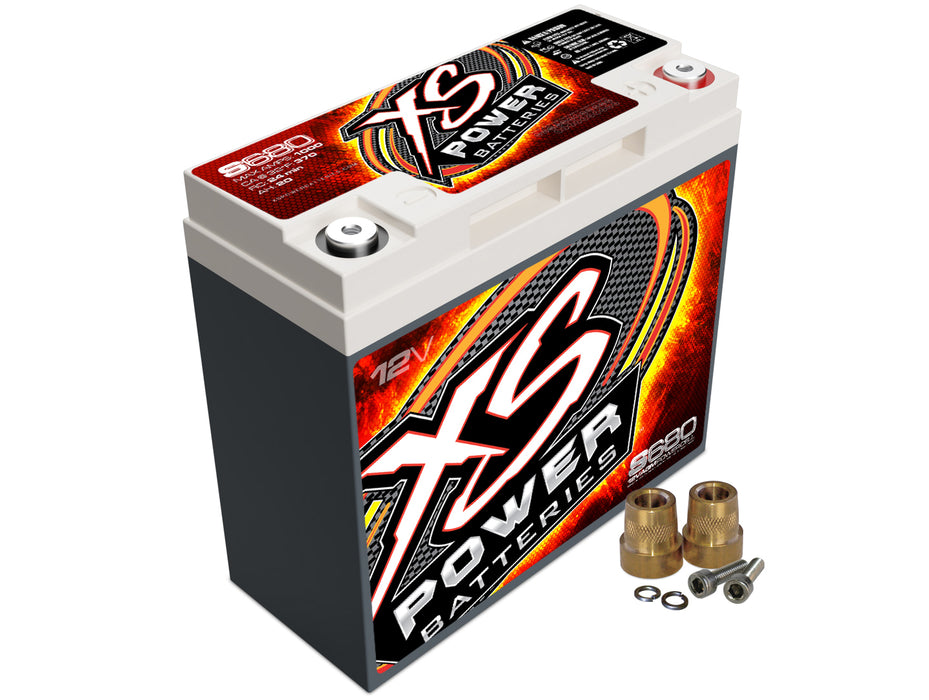 XS POWER BATTERY S680 XS Power AGM Battery 12V 370A CA