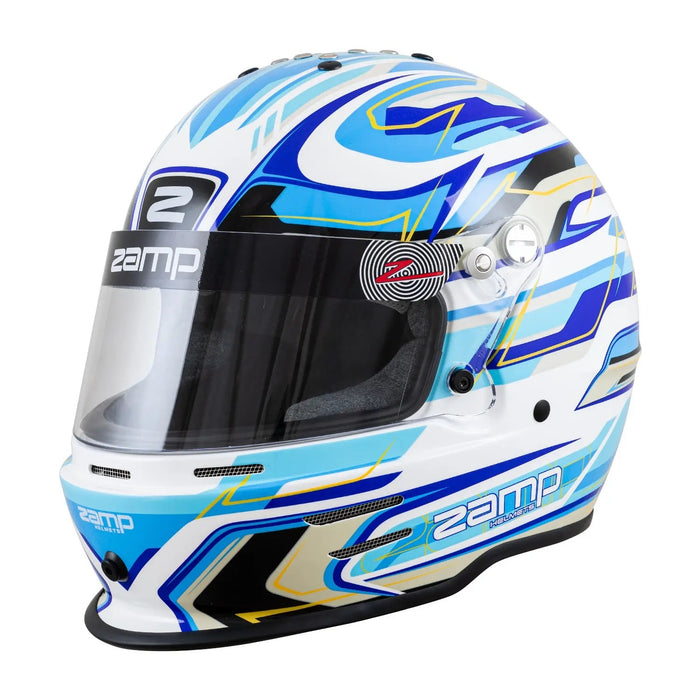 ZAMP H753C4457 Helmet RZ-42Y Youth White / Blue CMR2016