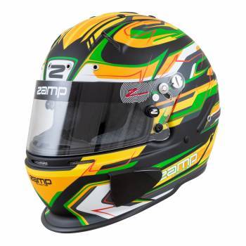 ZAMP H760C49M Helmet RZ-70 Medium Grn/Blk SA2020/FIA8859