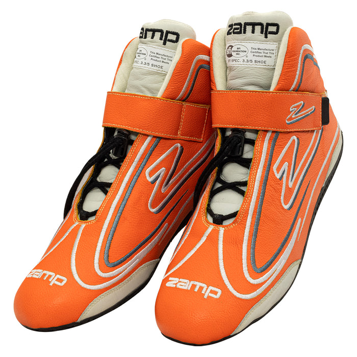 ZAMP RS003C0809 Shoe ZR-50 Neon Orange Size 9 SFI 3.3/5