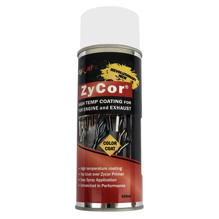 ZYCOAT 18013 ZyCor Gasser White Color Coat 13 oz Aerosol