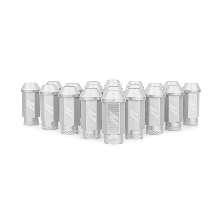 Mishimoto MMLG-1220-23LSL Mishimoto Aluminum Locking Lug Nuts 1/2 X 20, 23pc Set, Silver - Truck Part Superstore