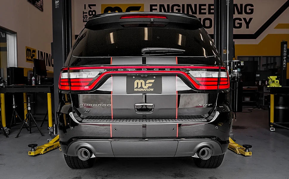 MagnaFlow Exhaust Products 19628 NEO Series Carbon Fiber Tips Cat-Back System - Truck Part Superstore