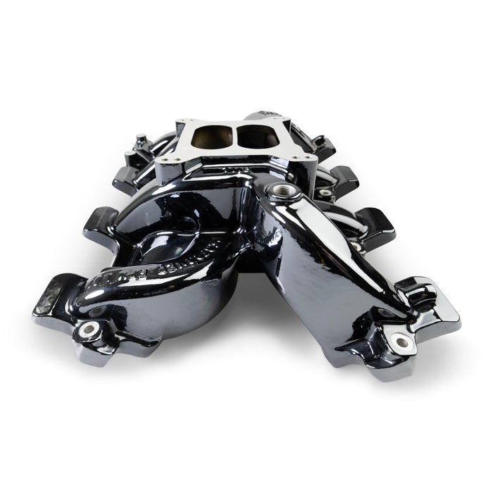 Edelbrock 71187-BP Performer RPM Small Block Chevy LS1 Intake Manifold Only, Black Plasma finish - Truck Part Superstore