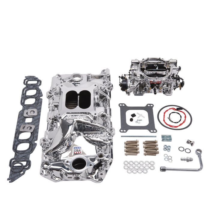 Edelbrock 20624 Engine Intake Manifold / Carburetor Kit - Truck Part Superstore