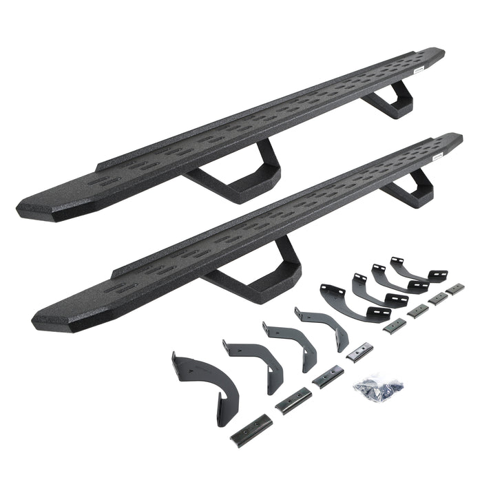 Go Rhino 6964397320T RB30 Running Boards with Brackets, 2 Pairs Drop Steps Kit - Truck Part Superstore