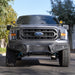 Go Rhino 343981T Low profile steel bumper with powered light mount protects front of vehicle - Truck Part Superstore
