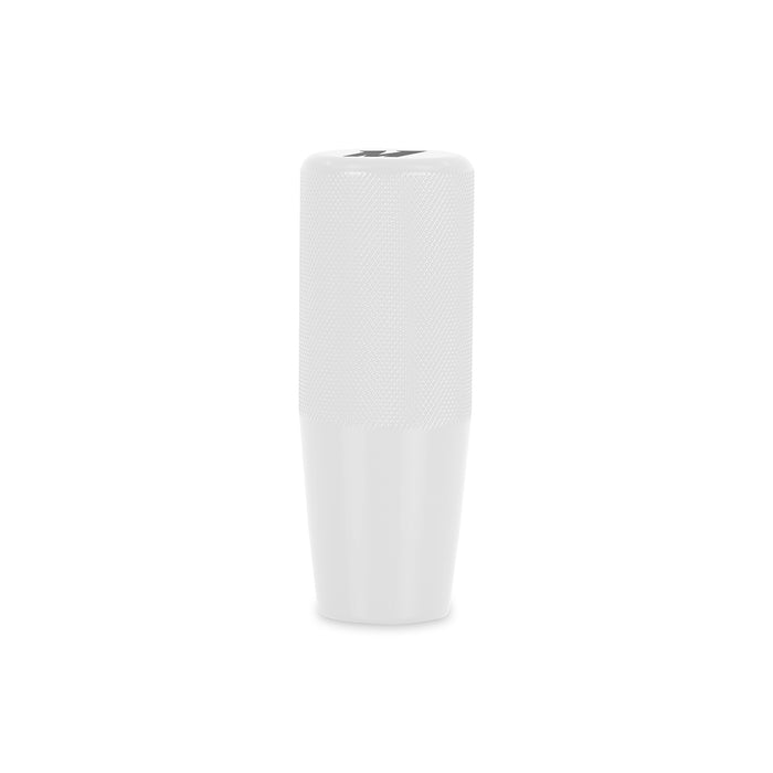 Mishimoto MMSK-XLK-WH Mishimoto Weighted Shift Knob, XL, Knurled, White - Truck Part Superstore