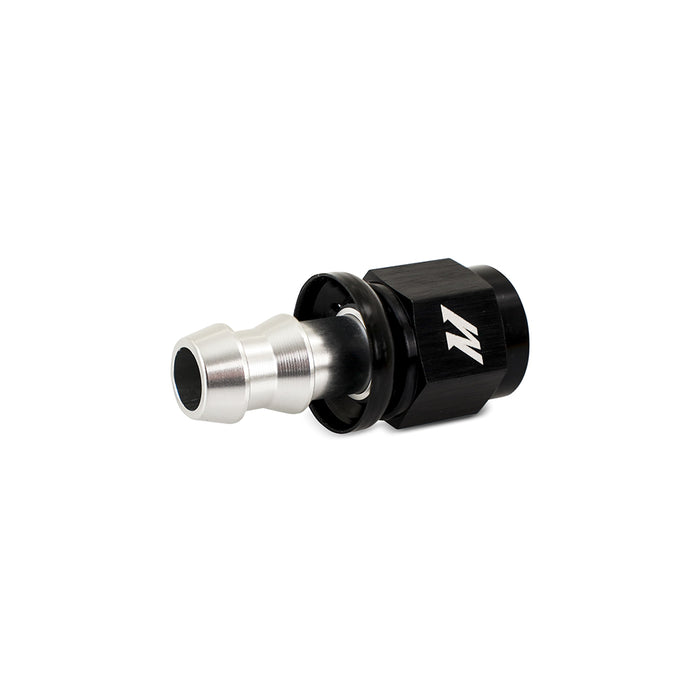 Mishimoto MMFT-PL-6S Mishimoto Push-Lock Fitting, -6AN, Straight - Truck Part Superstore