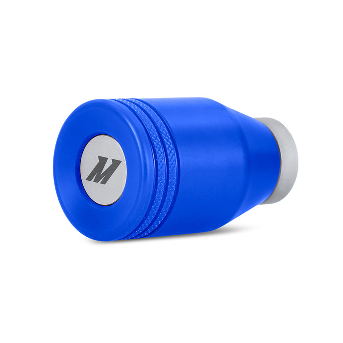 Mishimoto MMSK-WRX-22WRB Weighted Shift Knob, Fits Subaru WRX 2022+, World Rally Blue, Silver Core - Truck Part Superstore