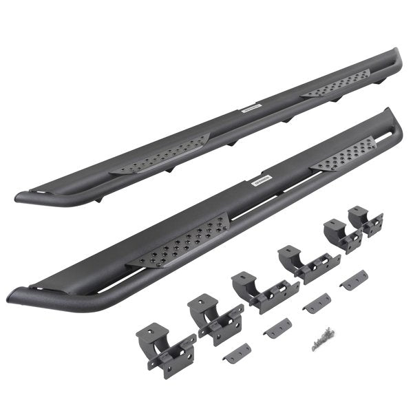 Go Rhino DT4516T Dominator Xtreme DT Side Steps with Rocker Panel Mounting Bracket Kit - Truck Part Superstore