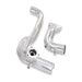 Mishimoto MMINT-BR23-21HKSLP High-mount Intercooler Kit, 2021+ Ford Bronco 2.3L, Silver Core, Polished Pipes - Truck Part Superstore