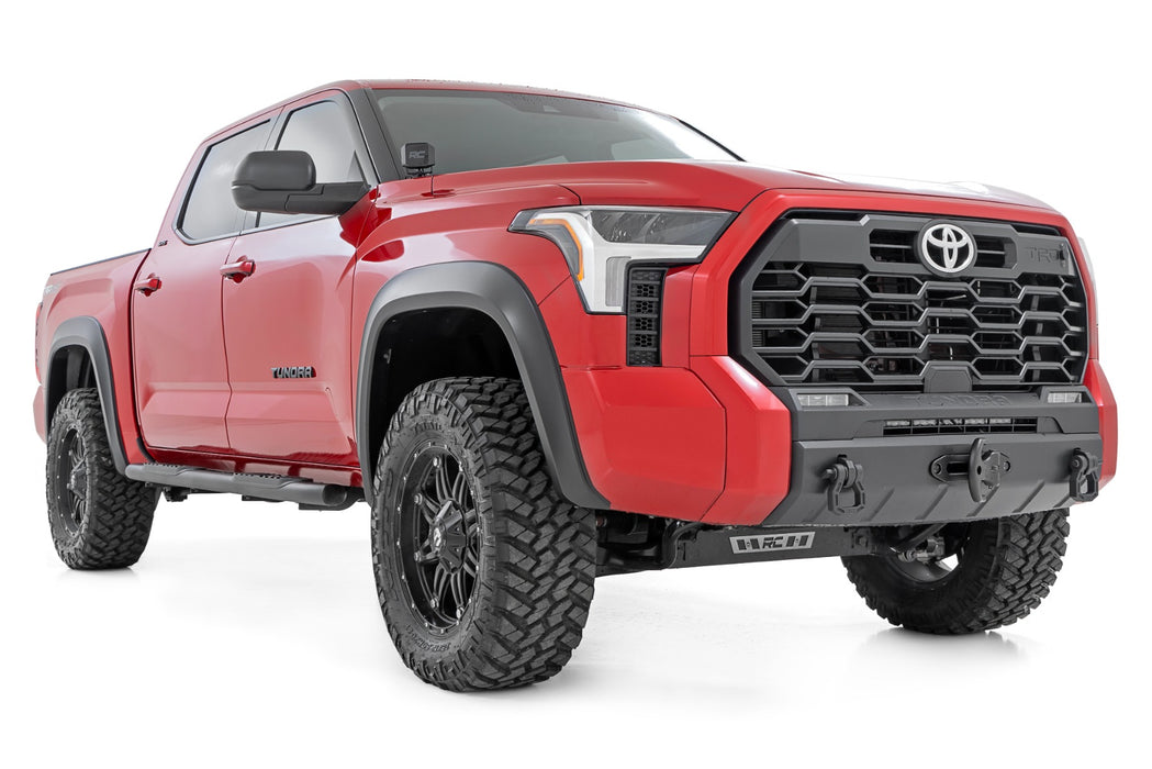 Rough Country S-T42211-RCGB Sport Style Fender Flares Gloss Black Toyota Tundra 2WD/4WD (22-23) Rough Country - Truck Part Superstore