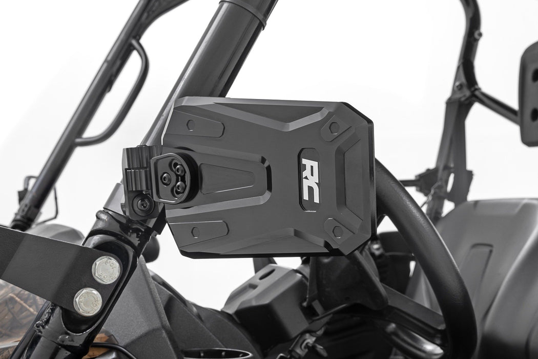 Rough Country 99209 UTV Aluminum Side View Mirrors - Horizontal - Truck Part Superstore