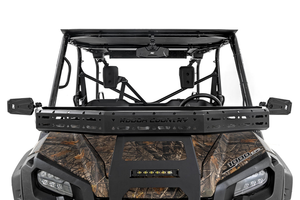 Rough Country 99207 UTV Aluminum Rear View Mirror - 1.5"-2" Cage (Universal) - Truck Part Superstore