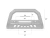 Armordillo USA 8722107 2022-2023 Nissan Frontier AR-T Bull Bar w/Parking Sensor - Matte Black - Truck Part Superstore