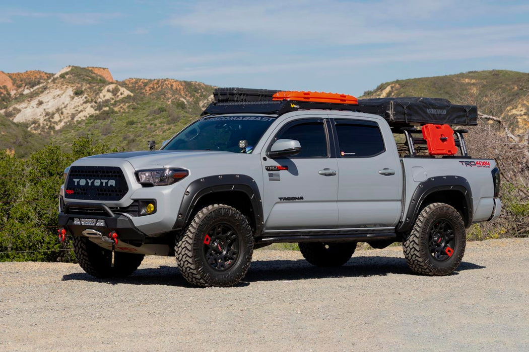 Rough Country A-T11621-O4O Defender Pocket Fender Flare Super White Toyota Tacoma (16-23) Rough Country - Truck Part Superstore