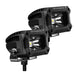 Go Rhino 751003023SBS Bright Series Lights - Pair of 3x2 Rectangle Spot Light Kit - Truck Part Superstore