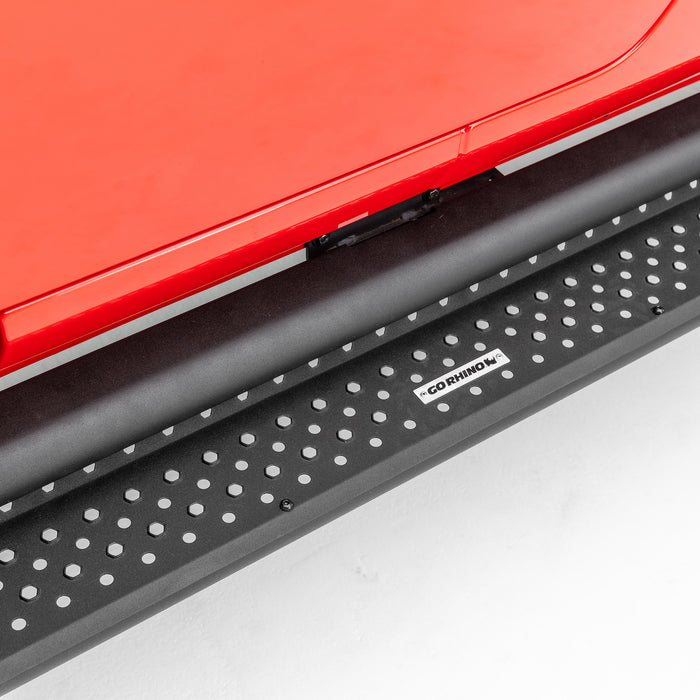 Go Rhino D14411T Dominator Xtreme D1 Side Steps with Rocker Panel Mounting Bracket Kit-Access Cab - Truck Part Superstore