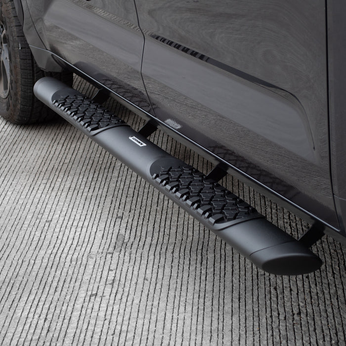 Go Rhino V3443974T V-Series V3 Aluminum Side Steps with Mounting Brackets Kit - Textured Black - Truck Part Superstore