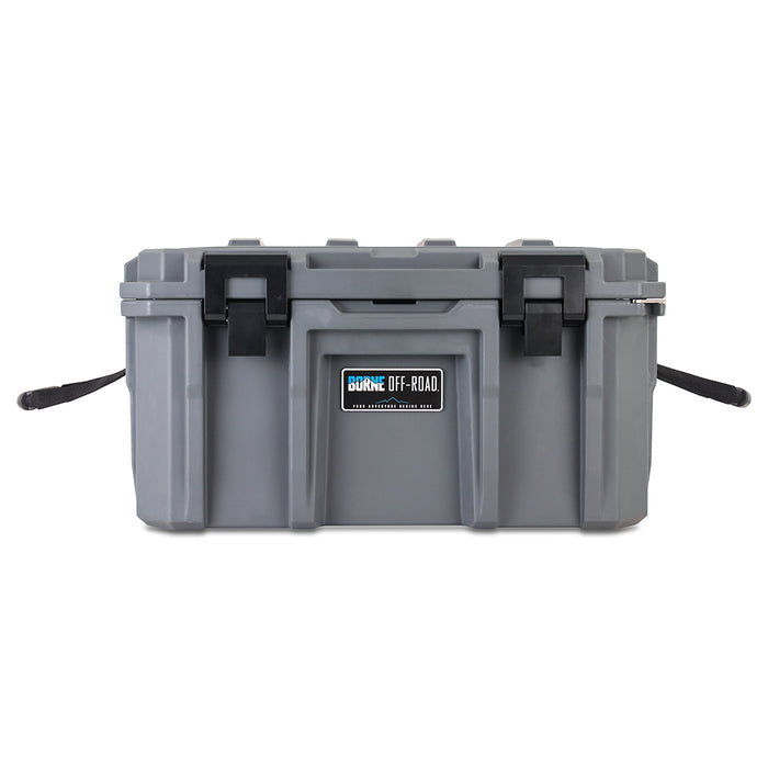 Mishimoto BNHC-053LG Borne Off-Road Hard Case, 53QT, Gunship Gray - Truck Part Superstore