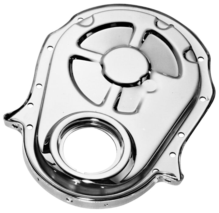 ProForm 66153 Engine Timing Chain Cover Chrome Steel Fit BB Chevy Crankshaft Seal Included Proform - Truck Part Superstore