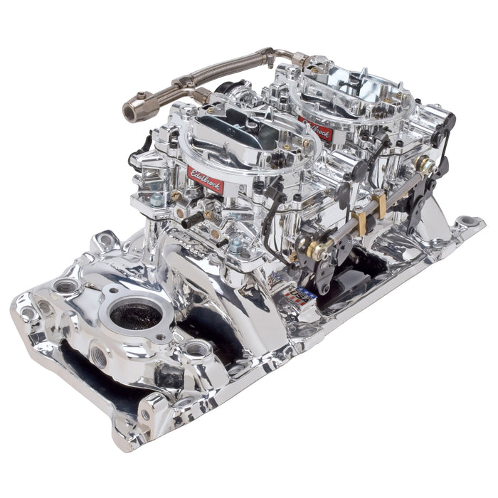 Edelbrock 20654 Engine Intake Manifold / Carburetor Kit - Truck Part Superstore