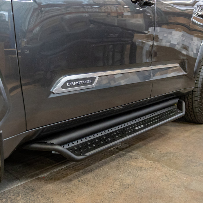 Go Rhino D14439T Drop down, full length step design is ideal for lifted vehicles or larger tires - Truck Part Superstore