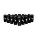Mishimoto MMLG-125-20LBK Mishimoto Aluminum Locking Lug Nuts M12x1.25, 20pc Set, Black - Truck Part Superstore