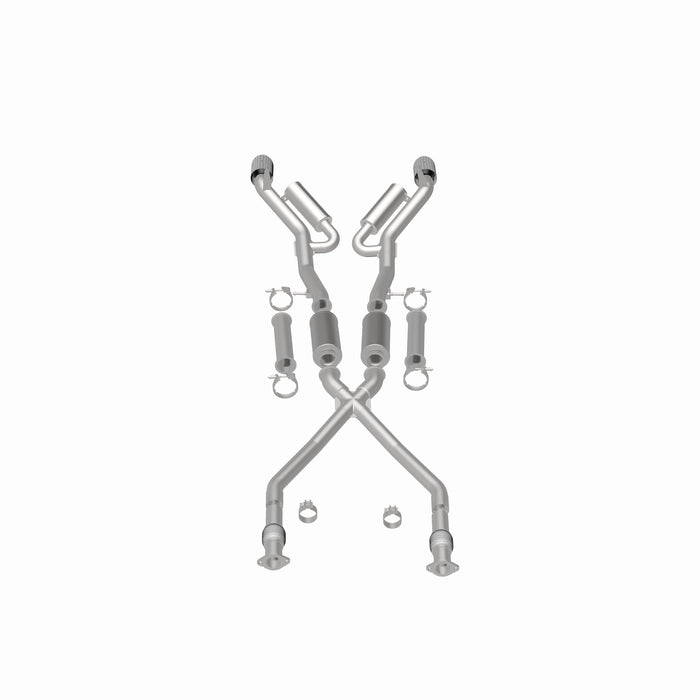 MagnaFlow Exhaust Products 19593 xMOD Series Carbon Fiber Tips Cat-Back System - Truck Part Superstore