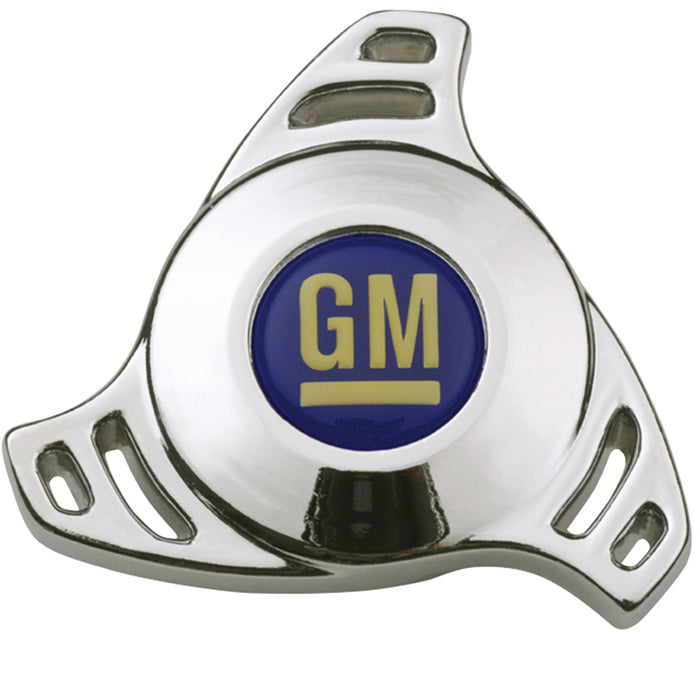 Proform 141-332 Carburetor Air Cleaner Center Nut; Small High Tech Style; GM Logo Center; Chrome - Truck Part Superstore