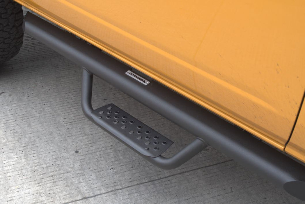 Go Rhino D224131T Drop down hoop step design is ideal for lifted vehicles or larger tires - Truck Part Superstore