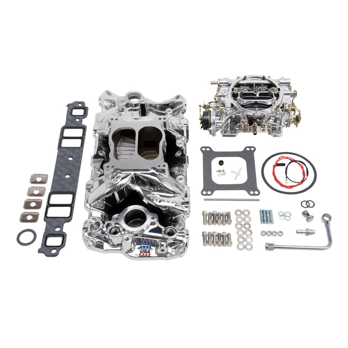 Edelbrock 20224 Engine Intake Manifold / Carburetor Kit - Truck Part Superstore