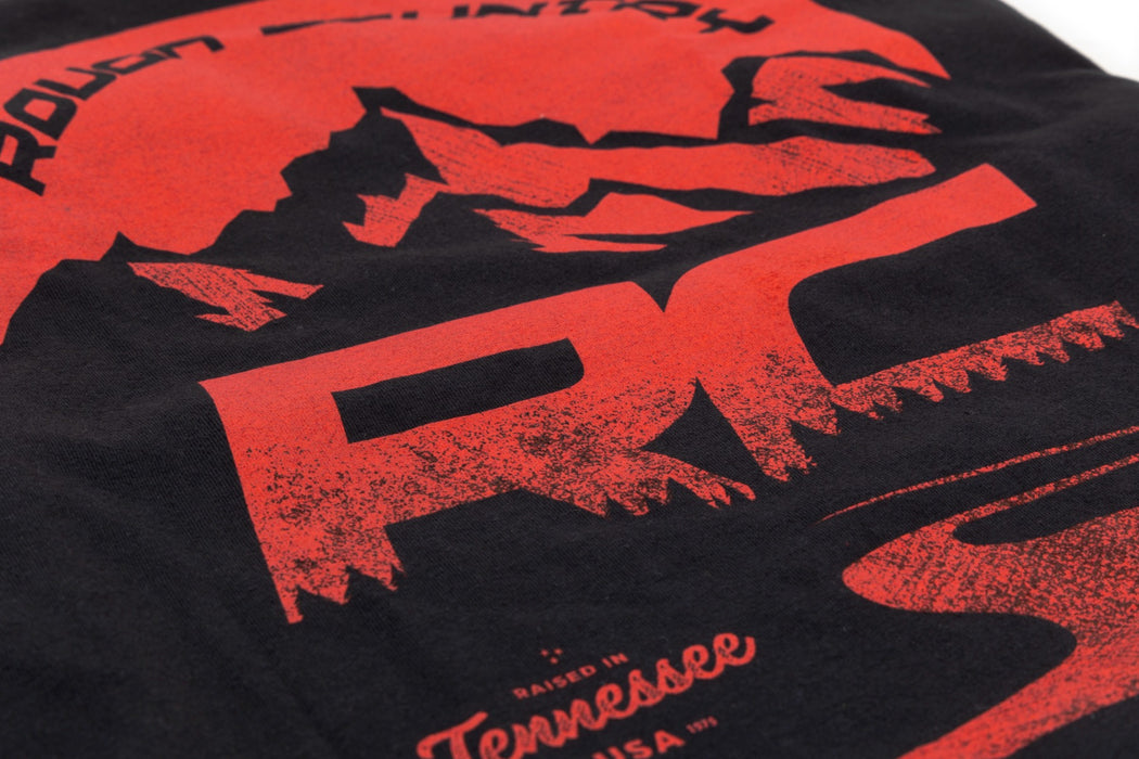 Rough Country 84092SM Rough Country T-Shirt - RC Mountains - Black - SM - Truck Part Superstore