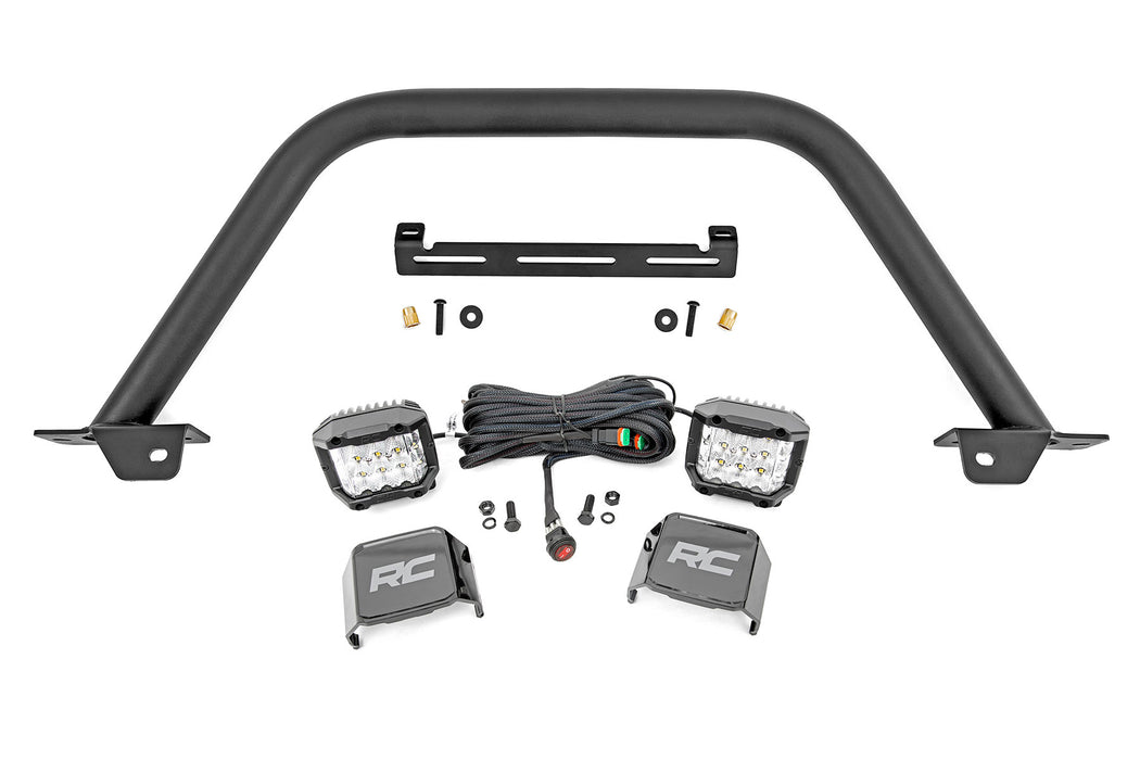 Rough Country 51114 Safari Bar - 3" OSRAM (Pair) - Wide - OE Modular Steel - Ford Bronco (21-23) - Truck Part Superstore