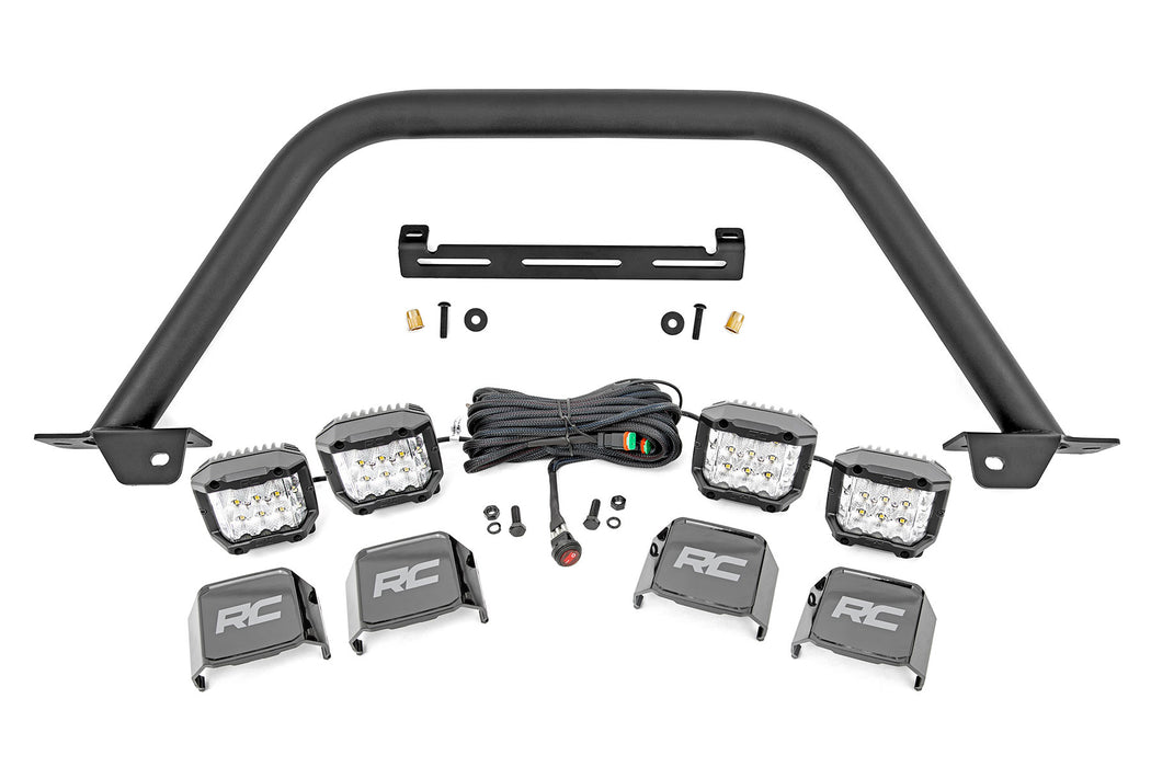 Rough Country 51115 Safari Bar - 3" OSRAM (Quad) - Wide - OE Modular Steel - Ford Bronco (21-23) - Truck Part Superstore