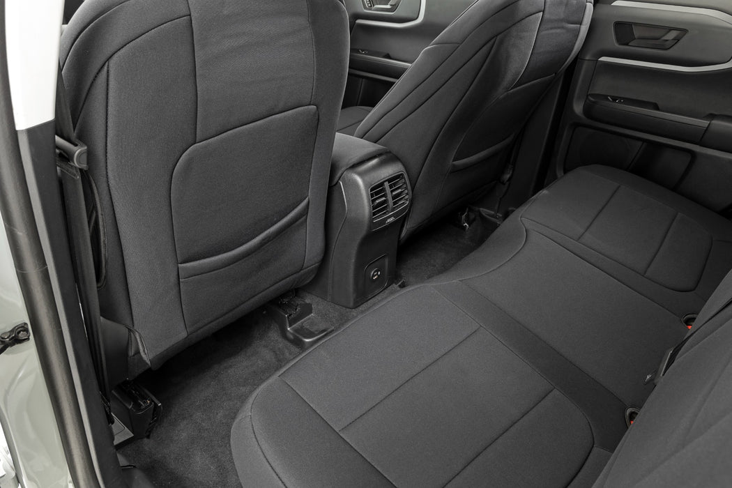 Rough Country 91047 Seat Covers Front Row and Rear Row Bench Ford Bronco Sport 4WD (21-23) Rough Country - Truck Part Superstore