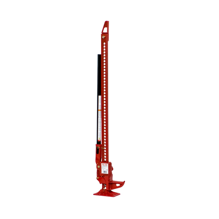 Hi-lift Jack HL-485 48 in All Cast Model, 7000 lb. Capacity. Red Jack with a Black Handle. - Truck Part Superstore