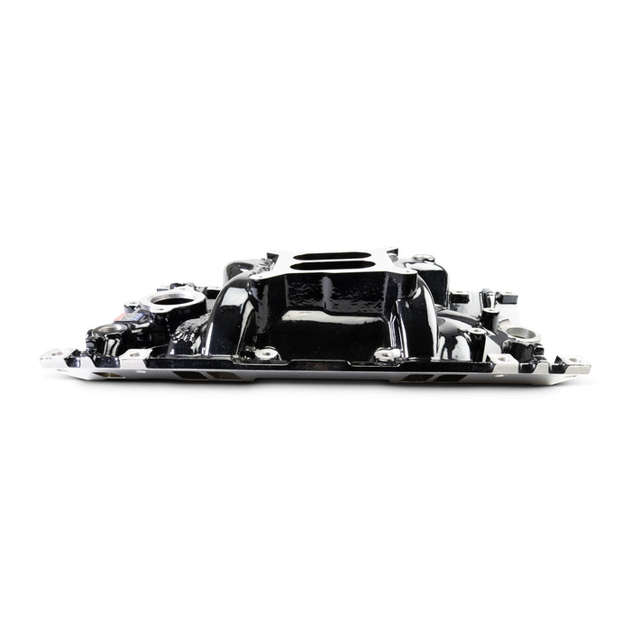 Edelbrock 2716-BP Edelbrock Perf EPS Manifold for Small-Block Chevy Vortec, Black Plasma Finish - Truck Part Superstore