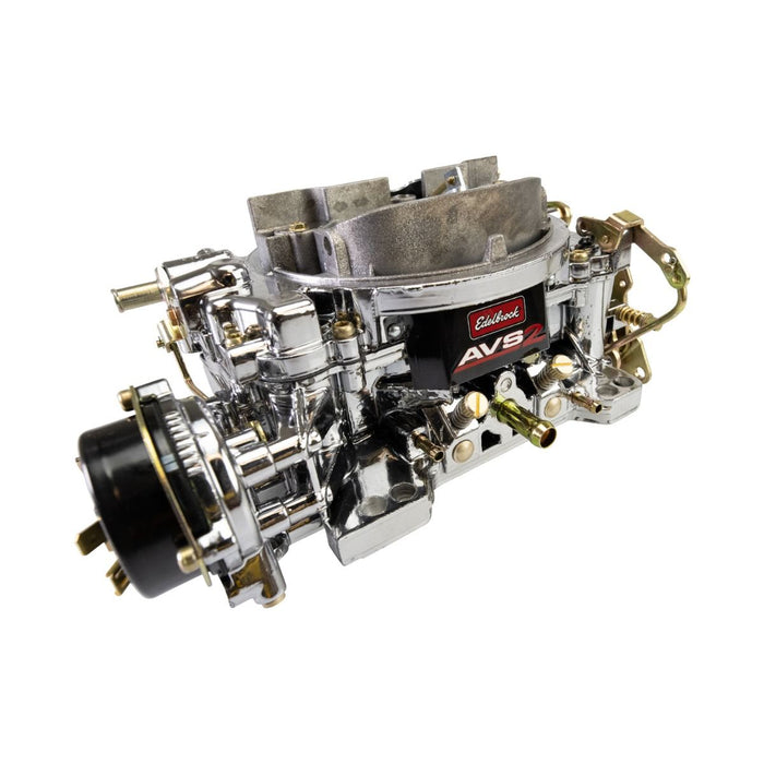 Edelbrock 1906-CP AVS2 Carburetor #1906-CP 650 CFM w/ Electric Choke, Chrome Plasma Finish - Truck Part Superstore