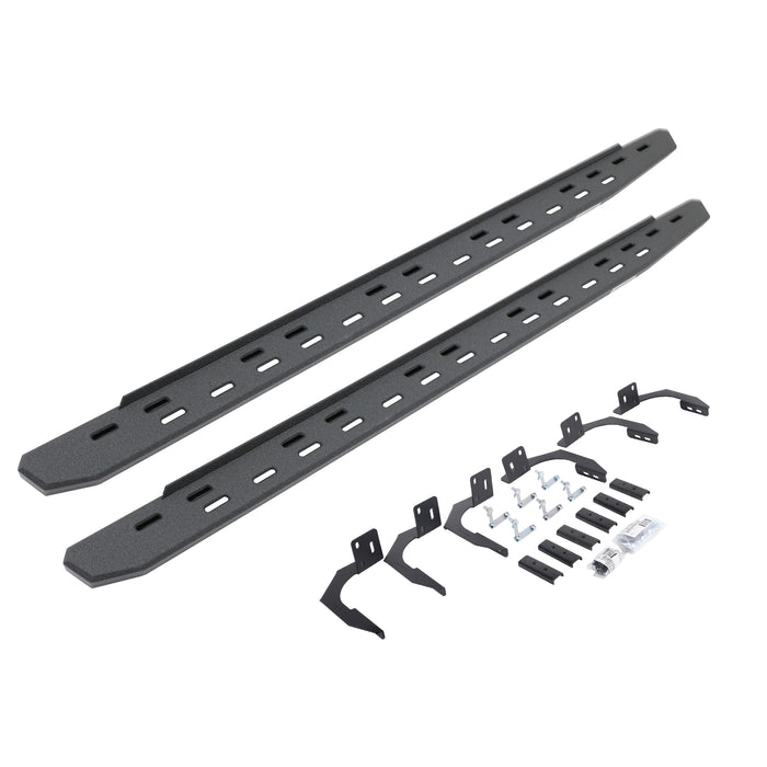 Go Rhino 69609980ST RB30 Slim Line Running Boards with Mounting Bracket Kit - Truck Part Superstore
